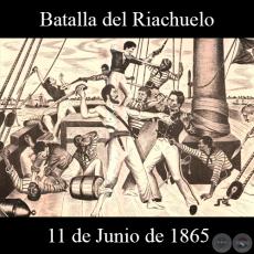 BATALLA DEL RIACHUELO - 11 DE JUNIO DE 1865 - Dibujo de WALTER BONIFAZI