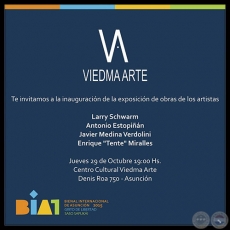 EXPOSICIÓN EN VIEDMA ARTE 2015 - BIENAL INTERNACIONAL DE ARTE DE ASUNCIÓN