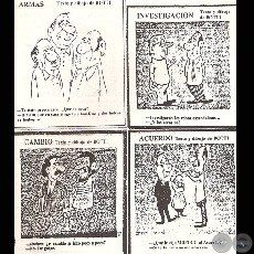 HUMOR DESPUS DEL GOLPE - Dibujo de BOTTI - Ao 1990