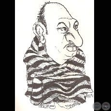 ABRAHAN ZAPAG - Caricatura de Botti - Ao 1992 