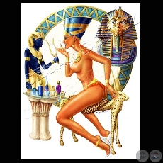 NEFERTITI - Ilustración de César Brítez
