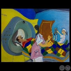 SESIÓN DE TOMOGRAFÍA - Obra de Federico Caballero - Año 2007