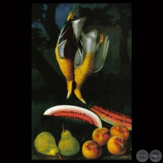 NATURALEZA MUERTA, 1899 (Óleo de CÁNDIDO LÓPEZ)