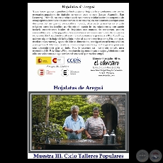 HOJALATAS DE AREGUÁ, 2009 - EL CÁNTARO ESPACIO CULTURAL-ALMACÉN DE ARTE
