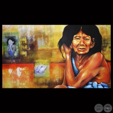 MUJER INDÍGENA, 2012 (DETALLE) - Obra de CARLA ASCARZA