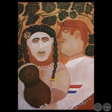 BAILARINES CON CÁNTARO, 1991 - Obra de CARLOS FEDERICO REYES
