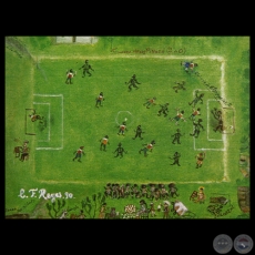 LA CANCHITA SO’O, 1990 - Óleo de CARLOS FEDERICO REYES