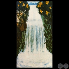 LA CASCADA, 1978 - Óleo de CARLOS FEDERICO REYES