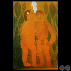 COMPRENSIÓN, 1991 - Óleo de CARLOS FEDERICO REYES