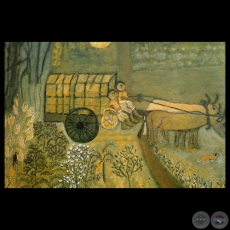 CUANDO SE ROMPIÓ EL PERTIGO, 1989 - Óleo de CARLOS FEDERICO REYES