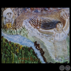 EL FINAL - TULIA Y YO, 1982 - Óleo de CARLOS FEDERICO REYES