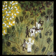 HOGAR DE ANCIANOS, 1993 - Óleo de CARLOS FEDERICO REYES