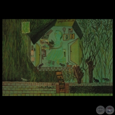 HOMENAJE A JOSEFINA PLÁ, 1994 - Obra de CARLOS FEDERICO REYES