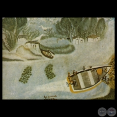 LA CRECIENTE, 1989 - Óleo de CARLOS FEDERICO REYES