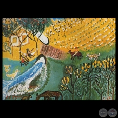 LOS MÚSICOS CAMPESINOS, 1983 - Obra de CARLOS FEDERICO REYES 