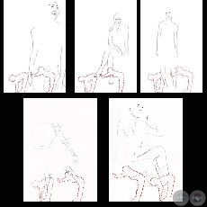 DE TEMPORADA, 2003 - Lápiz sobre papel de CLAUDIA CASARINO