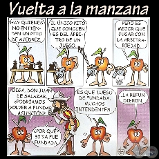 VUELTA A LA MANZANA, 2009 - Humor gráfico de MARIO CASARTELLI