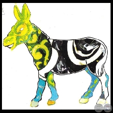 CHE BURRITO LAMBARÉ (NAME OR THEME OF PARTY ANIMAL), 2002 - Obras de OSCAR CENTURIÓN FRONTANILLA