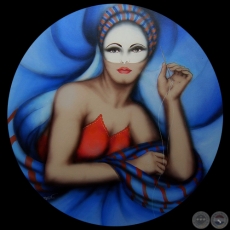 UNA PUNTADA, 2012 (DETALLE) - Acrílico sobre lienzo de CRISTINA PAOLI