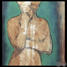 INTERPRETACIÓN DE UN DESNUDO DE DELGADO RODAS, 1996 - Obra de FÉLIX TORANZOS 