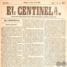 EL CENTINELA Nº 28 PERIÓDICO SERIO..JOCOSO, ASUNCIÓN, OCTUBRE 31 de 1867