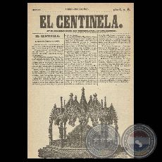 EL CENTINELA N 8 PERIDICO SERIO..JOCOSO, ASUNCIN, JUNIO 13 de 1867