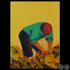EL NARANJERO, 2013 - Óleo sobre tela de JORGE VON HOROSCH