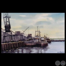 PUERTO DE ASUNCIÓN - Acuarela de EMILI APARICI