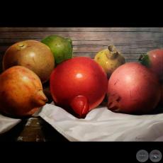 FRUTAS, 2014 - Óleo de EMMANUEL FRETES ROY