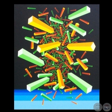 VIBRACIONES DE LA LIBERTAD CWI 323904, 2004 - Acrílico de ENRIQUE CAREAGA