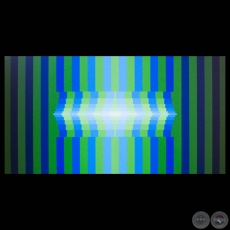 MOUVEMENT ONDULATOIRE IC, 1970/2004 - Obra de ENRIQUE CAREAGA 