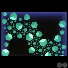 VIBRACIONES DE LA LIBERTAD MS 51, 1997 - Acrílico de ENRIQUE CAREAGA