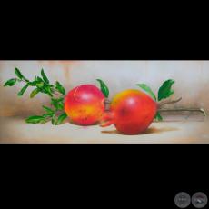 GRANADAS, 2009 - Óleo de EUGENIA ORTIGOZA)