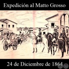 EXPEDICIÓN AL MATTO GROSSO - 24 DE DICIEMBRE DE 1864 - Dibujo de WALTER BONIFAZI