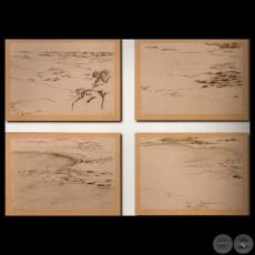 RÍO - Lápiz grafico sobre papel de FÁTIMA MARTINI