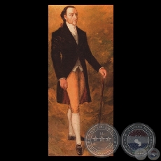 RETRATO DEL DOCTOR JOSÉ GASPAR RODRÍGUEZ DE FRANCIA (Óleo de FEDERICO ORDIÑANA)