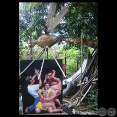 CHUPA SANGRE - Instalación de ROBIN LUNA y FIDEL FERNÁNDEZ