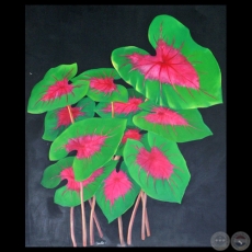 FLORES - Óleo sobre tela de LEONOR CECOTTO