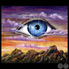 EL GRAN OJO, 2003 - Acrílico de GLORIA MARECOS