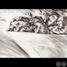 MÁSCARA A LA DERIVA - Obra de Julio González