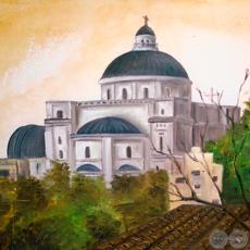 BASÍLICA DE CAACUPÉ - Óleo de GRISELDA ROSSI SCHUBERT