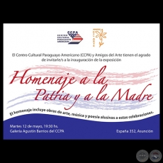 HOMENAJE A LA PATRIA Y A LA MADRE - AMIGOS DEL ARTE y CCPA - Obra de NANNINA GALLUPPI - Martes, 12 de Mayo de 2015
