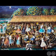 FIESTA CAMPESINA, 1979 - Obra de IGNACIO NÚÑEZ SOLER