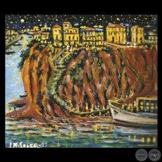 ASÍ SERÁ EN EL FUTURO YTAPYTAPUNTA, 1977 - Óleo de IGNACIO NÚÑEZ SOLER