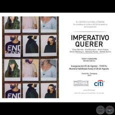 IMPERATIVO QUERER, 2015 - CÉSAR BARRETO - ANA BAUMANN - ARAMÍ ESPIAU - DANIEL MALLORQUÍN - NATHALIA PLANÁS - ALFREDO QUIROZ