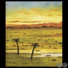 INVERNADA DEL EJÉRCITO ORIENTAL, 1866 - Óleo sobre tela de CANDIDO LÓPEZ