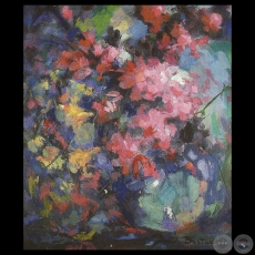 JARRÓN DE FLORES, 1962 - Obra de JAIME BESTARD