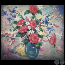JARRÓN DE FLORES, 1962 - Obra de JAIME BESTARD