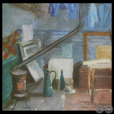 LA CITE FLEURIE / INTERIOR DE UNA CASA, 1926 - Obra de JAIME BESTARD 