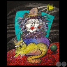 YO TENGO EL PINCEL, 2003 - Acrílico de JORGE CODAS